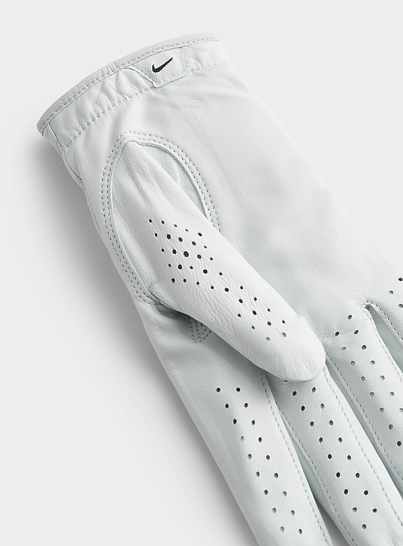 Nike White Tour leather golf glove <b>Right hand | Men </b> for men
